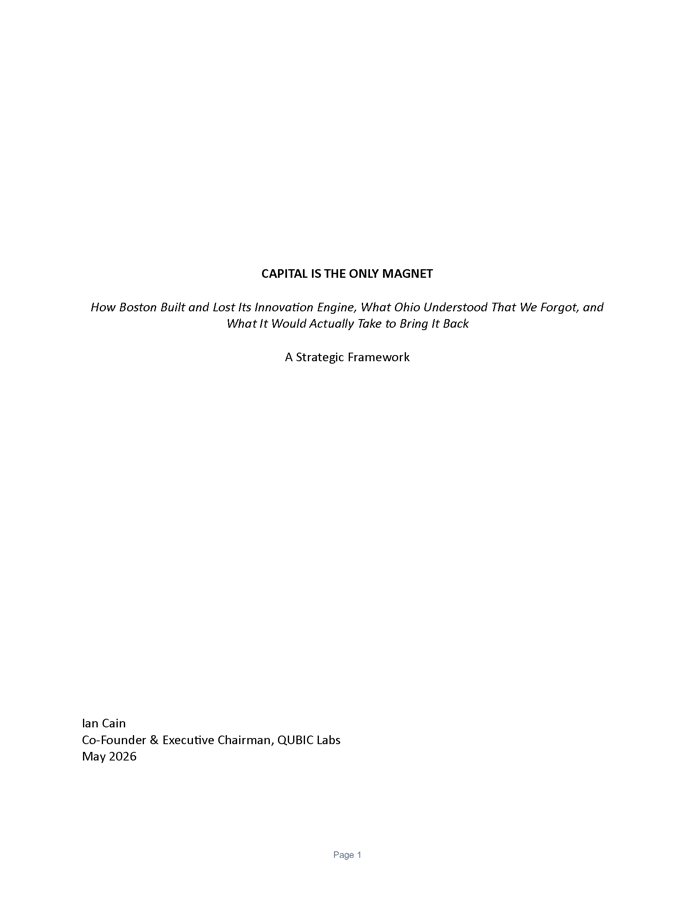 Cover page of Capital Is the Only Magnet